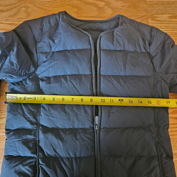 Lululemon Just Enough Puff Size 4 Inkwell 800 Goose Down Lightweight Jacket Coat - Picture 5 of 6